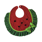 Yếm cho bé hình dưa hấu xếp ly độc đáo